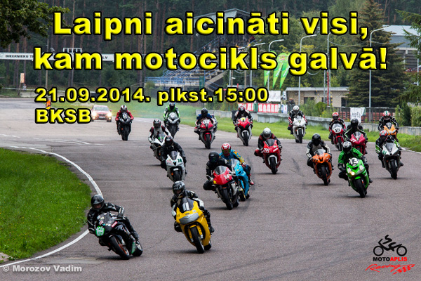 Motošosejas treniņš BKSB 21.09.2014.
